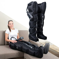 Kompressziós masszázsnadrág inSPORTline Compflex, vezeték nélküli használat, intuitív vezérlőgomb, beépített újratölthető akkumulátor