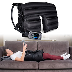 Kompressziós masszázsnadrág inSPORTline Complift, 5 légkamrával, 4 masszázsmóddal, 6 nyomásszinttel, praktikus hordozótáska, intuitív vezérlő