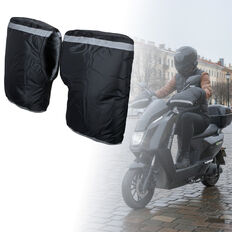 Kormánykesztyű inSPORTline Glovara, puha és meleg belső gyapjú, zsinórral zárható, fényvisszaverő elemek