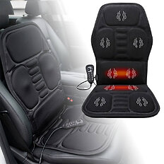 Autós masszázsülés inSPORTline Cruisano, 5 masszázsprogram, 3 intenzitási szint, fűtés, automatikus időzítő, vibrációs masszázs