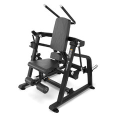 Ülő hasizom erősítő gép inSPORTline Velocer tárcsasúlyos, robusztus felépítés, ergonomikus párnázás, 3 pozícióban állítható ülés, acélszerkezet