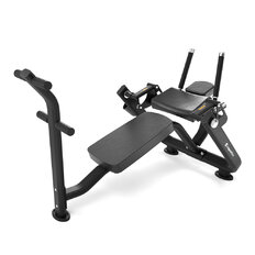 Hasizom erősítő pad inSPORTline Velocer tárcsasúlyos, mobiltelefontartó, szállítókerék a könnyű mozgatáshoz, strapabíró szerkezet, ergonomikus ülés