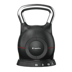Állítható inSPORTline Xtrabell harangsúly 1,5–10 kg, 7 súly-állítási lehetőség, acél-öntvény, 1.5kg-3kg-4.5kg-6kg-7.5kg-9kg-10kg, minimalista design