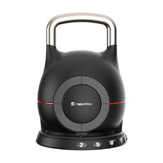 Állítható inSPORTline Xtrabell harangsúly 2-20 kg, 7 súly-állítási lehetőség, acél-öntvény, 2kg-5kg-8kg-11kg-14kg-17kg-20kg, minimalista design