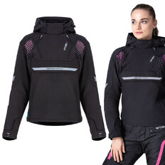 Női softshell motoros kabát W-TEC Annorack Lady, AirVent rendszer, Visionight fényvisszaverő elemek, szélálló softshell anyag, Air Mesh hálós bélés