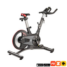 Fitness kerékpár inSPORTline Drakkaris, 18kg lendkerék, ékszijas meghajtás, vészfék, 8 fokozat, számitógép, súly 48kg