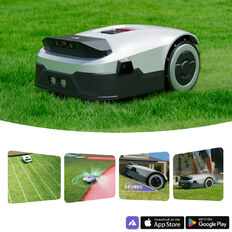 Vezeték nélküli robotfűnyíró Anthbot Genie 3000 (3600 m²),  RTK, 3D vision, 120 perc töltés, 5Ah, 58dB, Wi-Fi, GPS, VSLAN, kamerák, 13kg