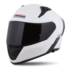 Motoros bukósisak Cassida Aero Solid fehér/fekete