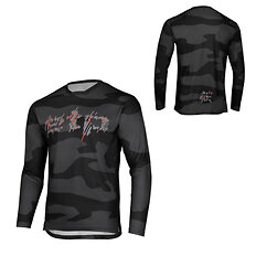 Férfi hosszú ujjú kerékpáros felső Etape Rocky, laza sportos szabás, funkcionális anyag, fokozott izzadságelvezető hatékonyság