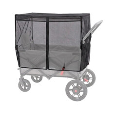Szúnyogháló inSPORTline StrollKidz kiskocsihoz, egyoldalas cipzár, egyszerű és gyors felszerelés, poliészter