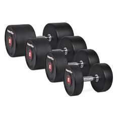 Gumírozott súlyzók inSPORTline Profi 2-60 kg