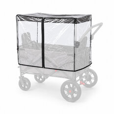 Esővédő inSPORTline StrollKidz kiskocsihoz, egyoldalas cipzár, egyszerű és gyors felszerelés