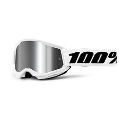 Junior motocross szemüveg 100% Strata 2 Junior Mirror, páramentes bevonat, kétrétegű habszivacs, csúszásgátló pánt