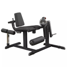 Ülő lábnyújtó- és lábhajlítógép fekete Body-Solid GCEC340, S kategória, 44 kg, DuraFirm párnák
