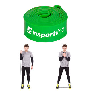 Fitness gumikötél inSPORTline Hangy Heavy 204x4,4 cm / 30 kg zöld