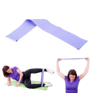 Fitness gumiszalag inSPORTline Hangy Light 70x5 cm / 3,1 kg lila