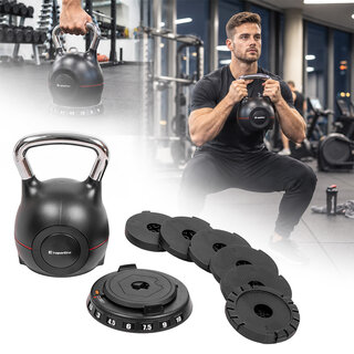Állítható inSPORTline Xtrabell harangsúly 1,5–10 kg, 7 súly-állítási lehetőség, acél-öntvény, 1.5kg-3kg-4.5kg-6kg-7.5kg-9kg-10kg, minimalista design