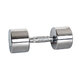 Egykezes krómozott kézisúlyzó inSPORTline Crossteel 10 kg