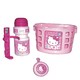 Tartozék szett Hello Kitty 1 - bicikli csengő, üvegtartó üveggel, kosár