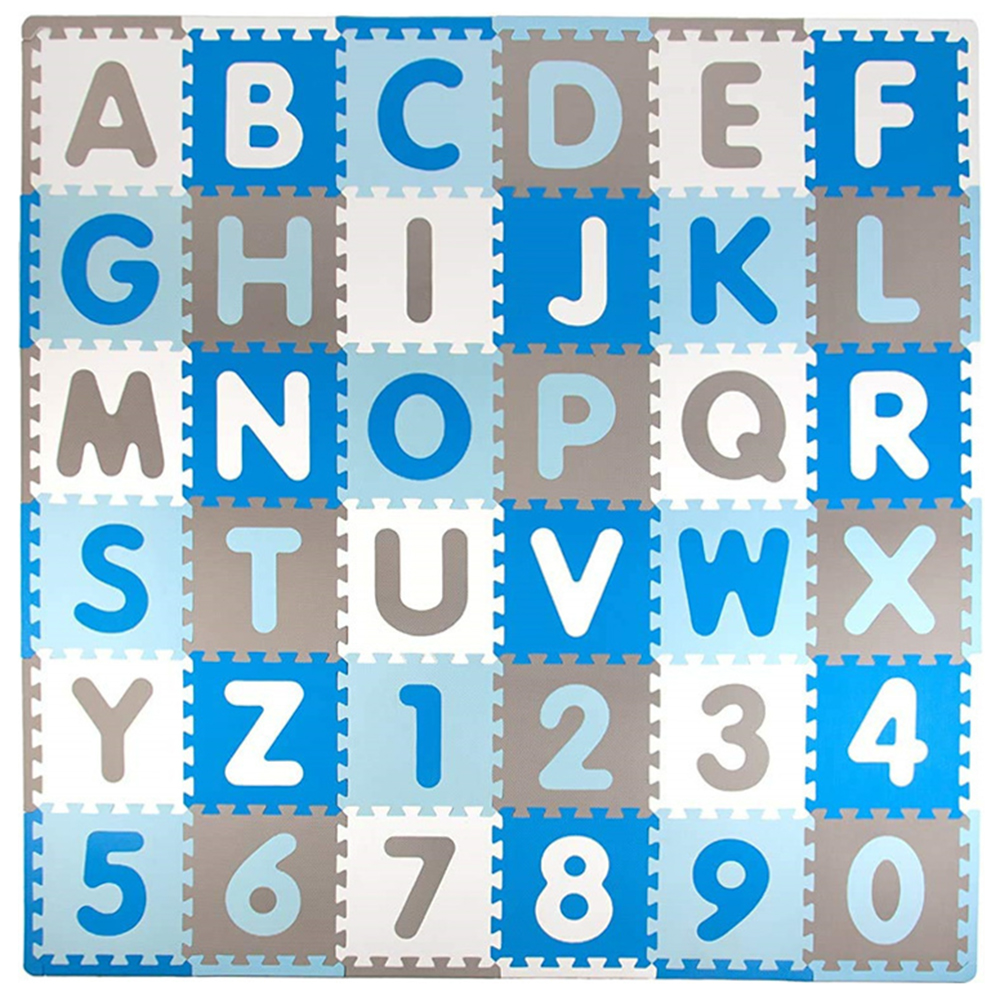 Szivacs puzzle szőnyeg inSPORTline Abecino 30x30x1 cm, 36db akciós termékkép 1