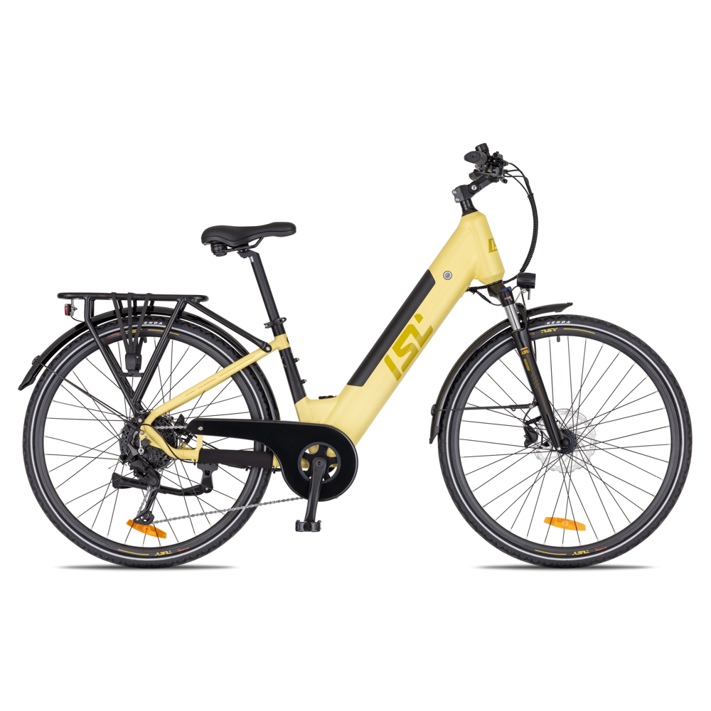 Városi elektromos kerékpár inSPORTline ISL Eclion 648 Wh 28" - 2026, 150 km-es hatótávolság, első és hátsó lámpák, Bafang H405 hátsó motor