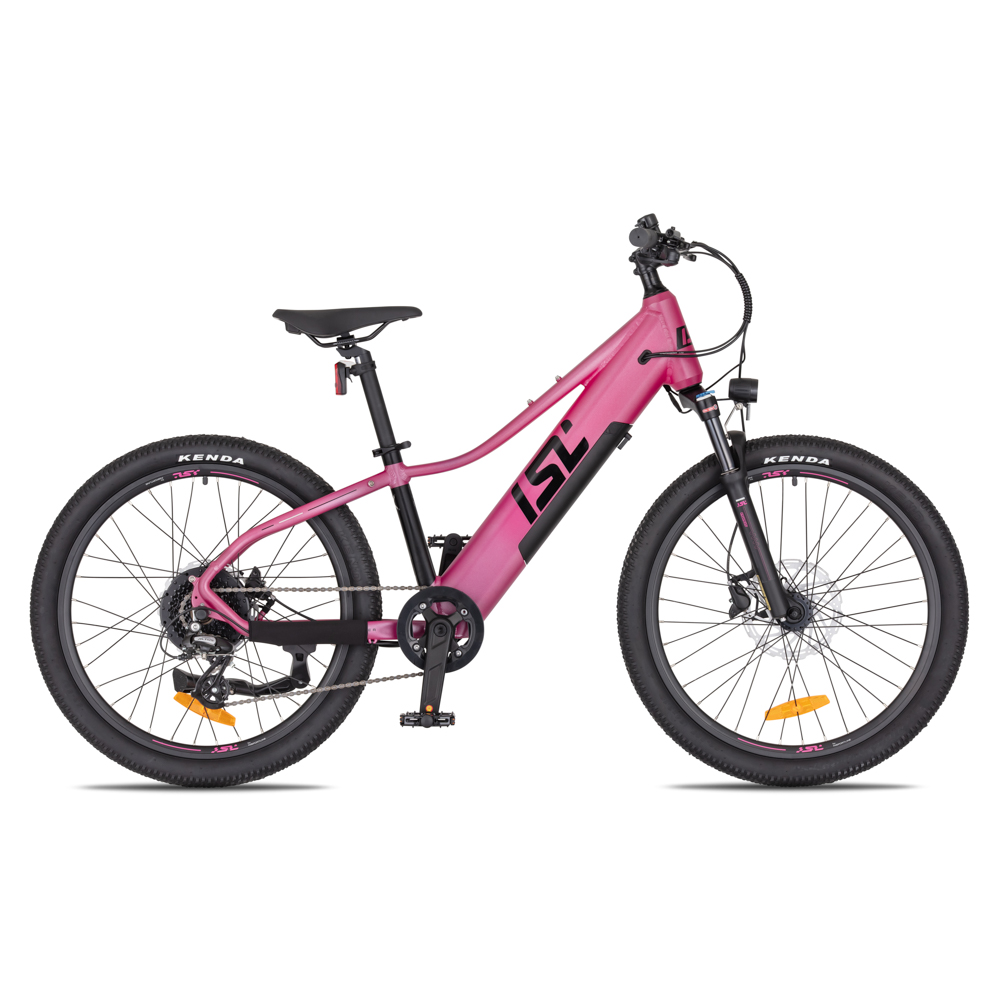 Elektromos gyermek kerékpár inSPORTline ISL Savager 360 Wh 24" - 2026, 24"-os Kenda gumik, Bafang motor,  SR Suntour XCM első teleszkópos villa