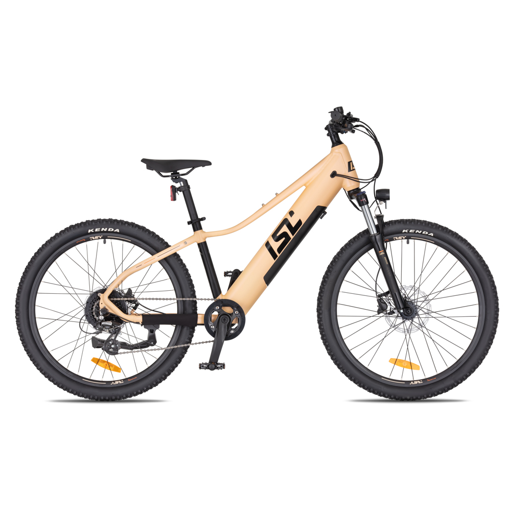 Női elektromos kerékpár inSPORTline ISL Atezion 374 Wh 26" - 2026, LCD kijelző, Bafang hátsó motor, 70 km hatótáv, SR Suntour teleszkópos villa