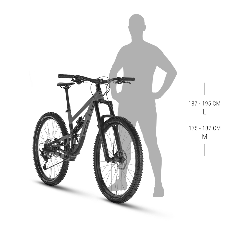 Teljes felfüggesztésű kerékpár KELLYS SWAG 10 29/27,5" 9.0 M (16", 175-187 cm) termék 2. képe