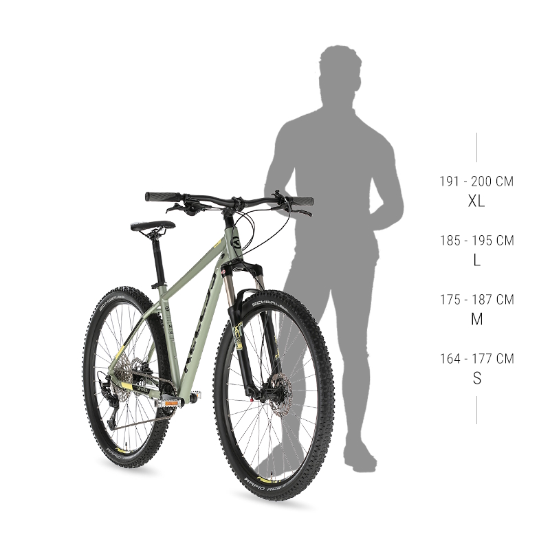 Hegyikerékpár KELLYS SPIDER 70 29" 7.0 S (17", 164-177 cm) fekete termék 2. képe