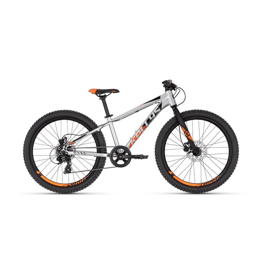 Junior kerékpár KELLYS MARC 70 24" - model 2025  ezüst  12,5" (125-145 cm) akciós termékkép 1