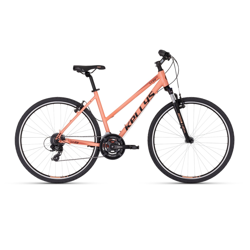 Női cross kerékpár KELLYS CLEA 30 28" - model 2025 M (19", 165-180 cm) sivatagi virág akciós termékkép 1