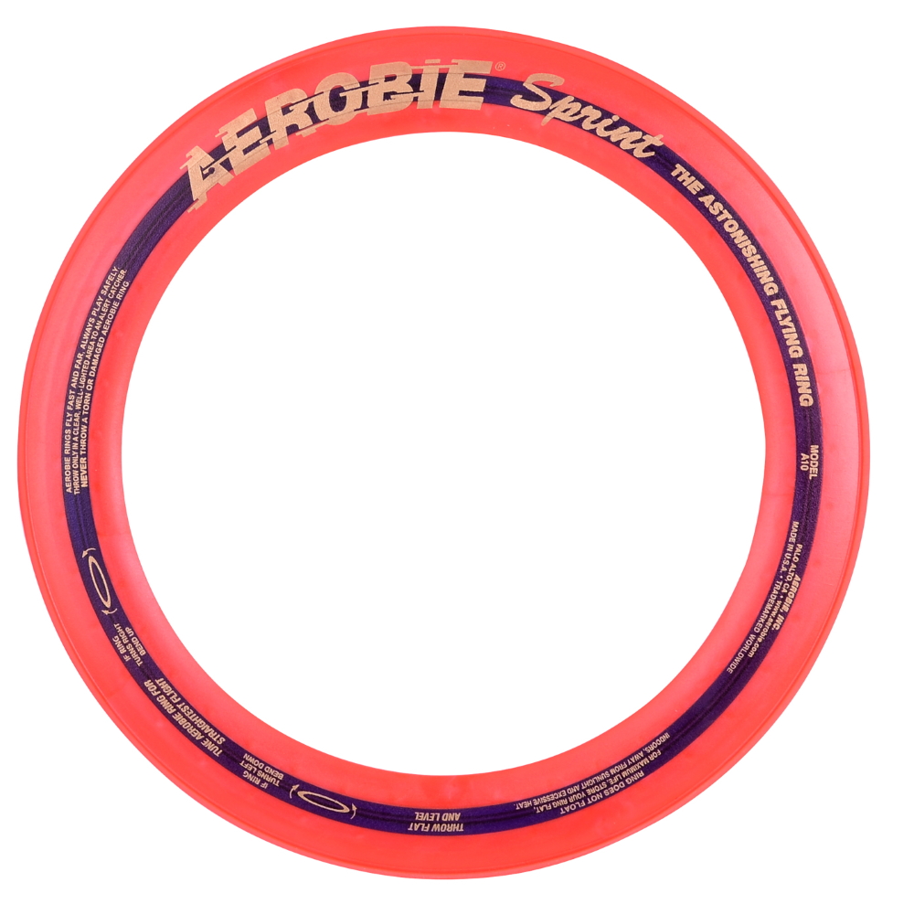 Kör alakú frizbi Aerobie SPRINT narancssárga