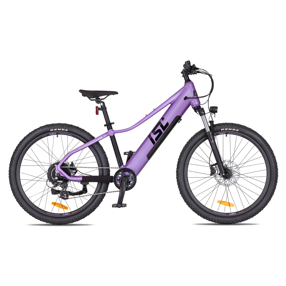 Női elektromos kerékpár inSPORTline ISL Atezion 374 Wh 26" - 2026, LCD kijelző, Bafang hátsó motor, 70 km hatótáv, SR Suntour teleszkópos villa