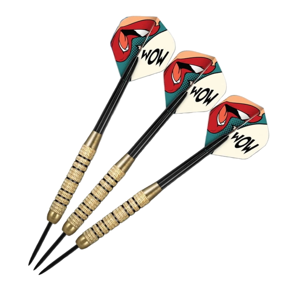 Darts nyíl Shot Solo Brass Plated Value Range steel 3 db 18 g