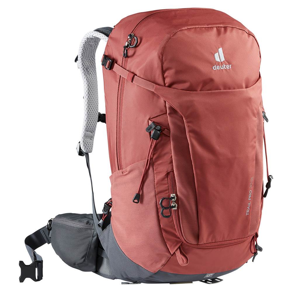 Túra hátizsák Deuter Trail Pro 30 SL vörösfenyő-grafit