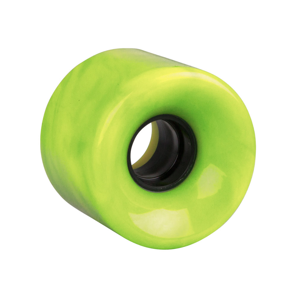 Műanyag gördeszka kerék 60*45 mm sárga