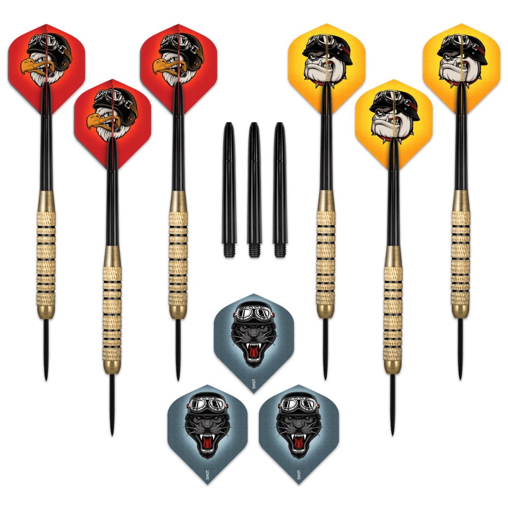 Dart nyíl Shot Duel Brass Plated Value Range steel 6db 18 g termék 2. képe