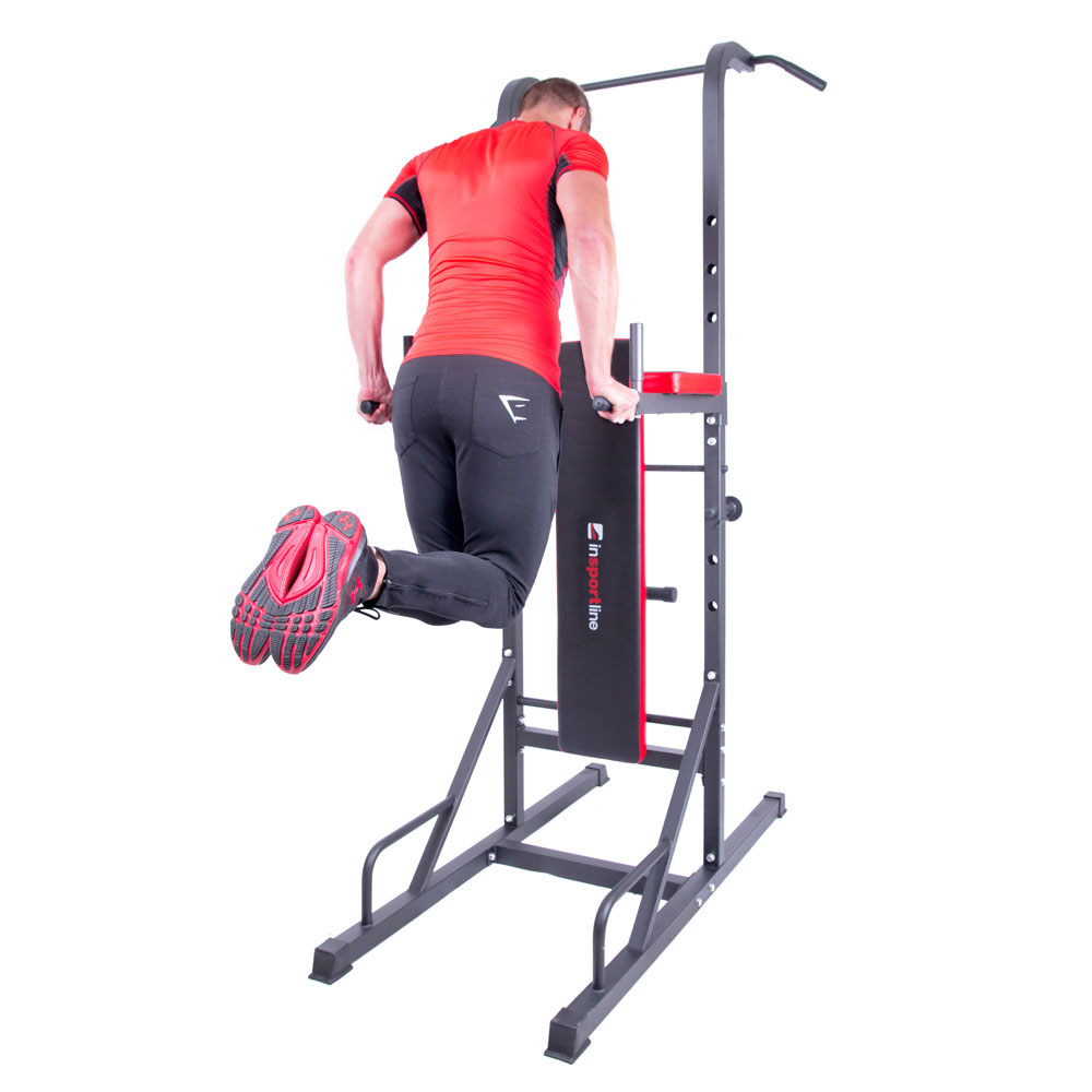 Multifunkciós húzódzkodó és súlyzó szett inSPORTline Power Tower X-150 3-50 kg termék 2. képe