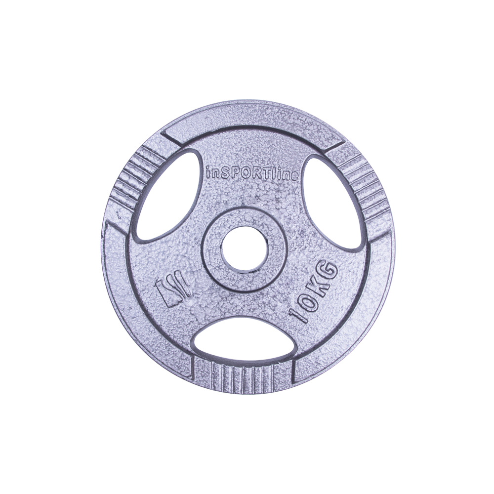 Acél súlytárcsa inSPORTline Hamerton 10 kg 30mm termék 2. képe