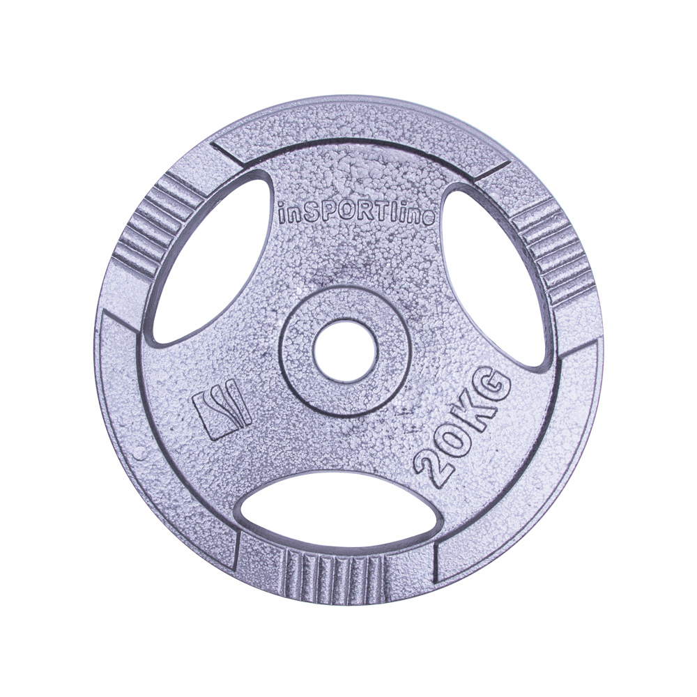 Acél súlytárcsa inSPORTline Hamerton 20 kg 30mm termék 2. képe
