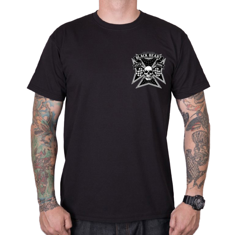 Póló BLACK HEART Iron fekete M termék 2. képe