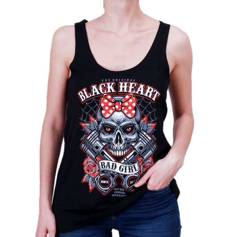 Női trikó BLACK HEART Bell Piston  fekete  S akciós termékkép 1