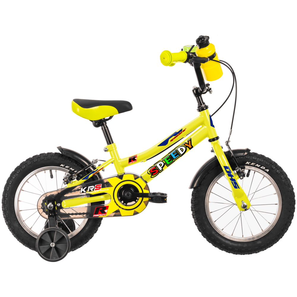 Gyerek kerékpár DHS Speedy 1403 14" 7" (95-110 cm) kék termék 2. képe