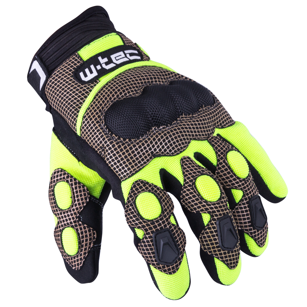 Motocross kesztyű W-TEC Derex GID-30007 fekete-sárga 3XL