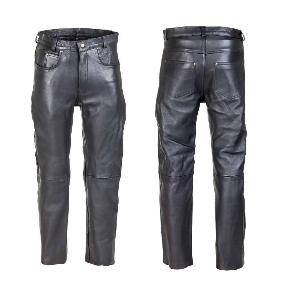 Motoros bőrnadrág W-TEC Roster NF-1250 fekete 34