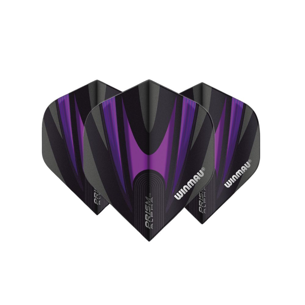 Dart szárny Winmau Prism Alpha lila-fekete akciós termékkép 1
