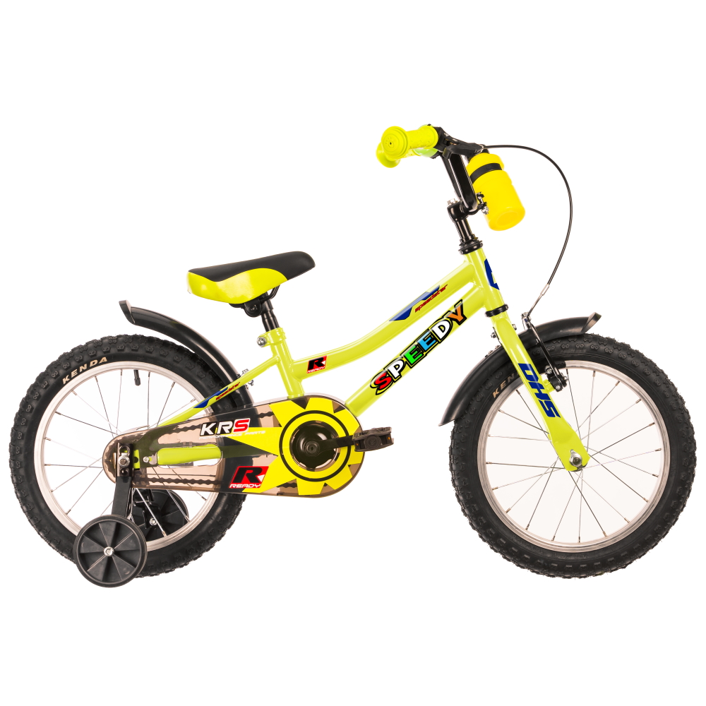 Gyerek kerékpár DHS Speedy 1601 16" 8" (105-125 cm) kék termék 2. képe