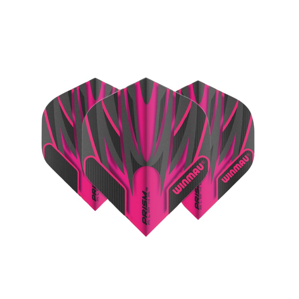 Dart szárny Winmau Prism Alpha rózsaszín-fekete akciós termékkép 1