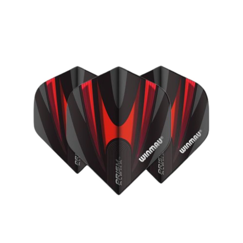 Dart szárny Winmau Prism Alpha piros-fekete akciós termékkép 1