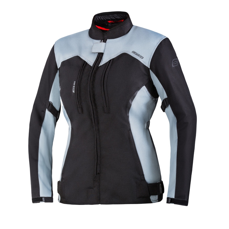 Női motoros dzseki Ozone Delta IV Lady fekete-szürke 4XL